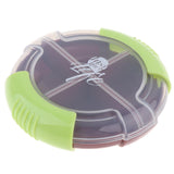 Maxbell Maxbell Travel Portable Mini Dispenser Case Pill Box Tablet Organizer Holder Brown