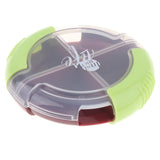 Maxbell Maxbell Travel Portable Mini Dispenser Case Pill Box Tablet Organizer Holder Brown