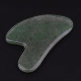 Maxbell Maxbell Natural Jade Guasha Board Chinese Traditional Scraping Massage Tool Green