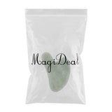 Maxbell Maxbell Natural Jade Guasha Board Chinese Traditional Scraping Massage Tool Green