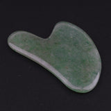 Maxbell Maxbell Natural Jade Guasha Board Chinese Traditional Scraping Massage Tool Green
