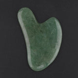 Maxbell Maxbell Natural Jade Guasha Board Chinese Traditional Scraping Massage Tool Green