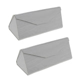 Maxbell Maxbell 2pcs Hard Eyeglasses Box Sunglasses Spectacles Protector Case Gray