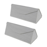 Maxbell Maxbell 2pcs Hard Eyeglasses Box Sunglasses Spectacles Protector Case Gray