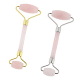2X Anti-Aging Crystal Jade Rollers f Face Gua Sha Scraping Tool Body Massage