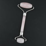 2X Anti-Aging Crystal Jade Rollers f Face Gua Sha Scraping Tool Body Massage