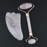 Maxbell Maxbell Jade Massage Roller Gua Sha Scraping Tool Anti Aging Body Massage Rose Gold