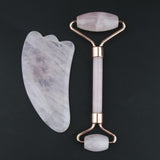 Maxbell Maxbell Jade Massage Roller Gua Sha Scraping Tool Anti Aging Body Massage Rose Gold