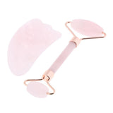 Maxbell Maxbell Jade Massage Roller Gua Sha Scraping Tool Anti Aging Body Massage Rose Gold