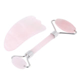 Maxbell Maxbell Jade Massage Roller Gua Sha Scraping Tool Anti Aging Body Massage Silver