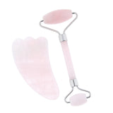 Maxbell Maxbell Jade Massage Roller Gua Sha Scraping Tool Anti Aging Body Massage Silver