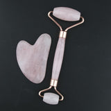 Maxbell Maxbell Jade Massage Roller Gua Sha Scraping Tool Anti-Aging Body Massage Rose Gold