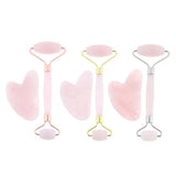 Maxbell Maxbell Jade Massage Roller Gua Sha Scraping Tool Anti-Aging Body Massage Rose Gold