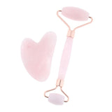 Maxbell Maxbell Jade Massage Roller Gua Sha Scraping Tool Anti-Aging Body Massage Rose Gold