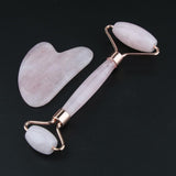 Maxbell Maxbell Jade Massage Roller Gua Sha Scraping Tool Anti-Aging Body Massage Rose Gold