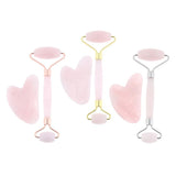 Maxbell Maxbell Jade Massage Roller Gua Sha Scraping Tool Anti-Aging Body Massage Rose Gold