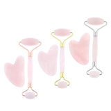 Maxbell Maxbell Jade Massage Roller Gua Sha Scraping Tool Anti-Aging Body Massage Rose Gold