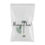Maxbell Maxbell 2pcs Jade Face Massage Double Roller Guasha Massager Board Set Green