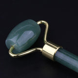 Maxbell Maxbell 2pcs Jade Face Massage Double Roller Guasha Massager Board Set Green