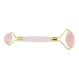 Maxbell Maxbell Jade Stone Facial Massage Double Roller Face Neck Massager Pink