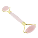 Maxbell Maxbell Jade Stone Facial Massage Double Roller Face Neck Massager Pink