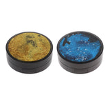 Maxbell Maxbell Contact Lens Box Travel Soaking Storage Case Tweezers Set Kit Orange Black