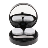 Maxbell Maxbell Contact Lens Box Travel Soaking Storage Case Tweezers Set Kit Orange Black