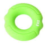 Maxbell Maxbell Finger Gripper Strengthener Hand Muscle Grip Exerciser Ring Green 20LB