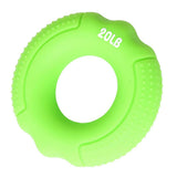 Maxbell Maxbell Finger Gripper Strengthener Hand Muscle Grip Exerciser Ring Green 20LB
