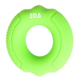Maxbell Maxbell Finger Gripper Strengthener Hand Muscle Grip Exerciser Ring Green 20LB