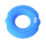 Maxbell Maxbell Finger Gripper Strengthener Hand Muscle Grip Exerciser Ring Blue 40LB