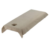 Maxbell Maxbell Reusable Washable Cotton Acupuncture Massage Table Bed Pad Cover Khaki