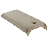 Maxbell Maxbell Reusable Washable Cotton Acupuncture Massage Table Bed Pad Cover Khaki