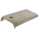 Maxbell Maxbell Reusable Washable Cotton Acupuncture Massage Table Bed Pad Cover Khaki