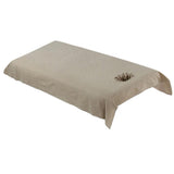Maxbell Maxbell Reusable Washable Cotton Acupuncture Massage Table Bed Pad Cover Khaki