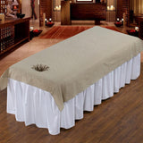 Maxbell Maxbell Reusable Washable Cotton Acupuncture Massage Table Bed Pad Cover Khaki