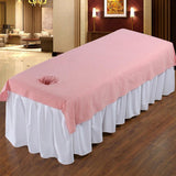 Maxbell Maxbell Washable Cotton Acupuncture Massage Table Bed Fitted Pad Cover Pink