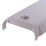 Maxbell Maxbell Washable Cotton Acupuncture Massage Table Bed Fitted Pad Cover Gray