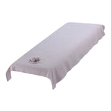 Maxbell Maxbell Washable Cotton Acupuncture Massage Table Bed Fitted Pad Cover Gray