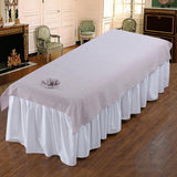 Maxbell Maxbell Washable Cotton Acupuncture Massage Table Bed Fitted Pad Cover Gray