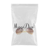 Maxbell Maxbell Men Women Fashion Classic Wood Bamboo Rimless Sunglasses for Outdoor Tawny