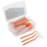 Maxbell Maxbell 22x Interdental Brush Toothpick Floss Teeth Cleaning Brush Orange 0.6mm