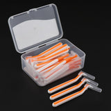 Maxbell Maxbell 22x Interdental Brush Toothpick Floss Teeth Cleaning Brush Orange 0.6mm