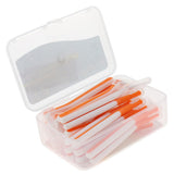Maxbell Maxbell 22x Interdental Brush Toothpick Floss Teeth Cleaning Brush Orange 0.6mm