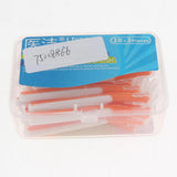 Maxbell Maxbell 22x Interdental Brush Toothpick Floss Teeth Cleaning Brush Orange 0.6mm