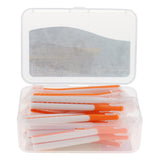 Maxbell Maxbell 22x Interdental Brush Toothpick Floss Teeth Cleaning Brush Orange 0.6mm