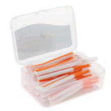 Maxbell Maxbell 22x Interdental Brush Toothpick Floss Teeth Cleaning Brush Orange 0.6mm