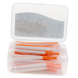 Maxbell Maxbell 22x Interdental Brush Toothpick Floss Teeth Cleaning Brush Orange 0.6mm