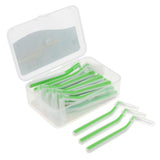 Maxbell Maxbell 22x Interdental Brush Toothpick Floss Teeth Cleaning Brush Green 0.8mm