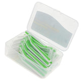 Maxbell Maxbell 22x Interdental Brush Toothpick Floss Teeth Cleaning Brush Green 0.8mm